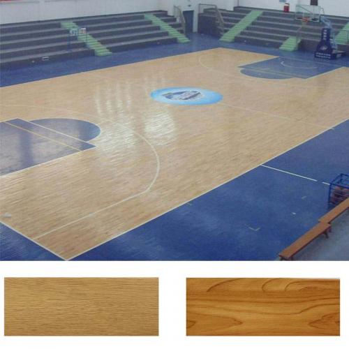 What kind of floor material is usually used for a basketball court? - Vinyl  floor-pvc sport sheet-commercial vinyl roll-china manufacturer and supplier
